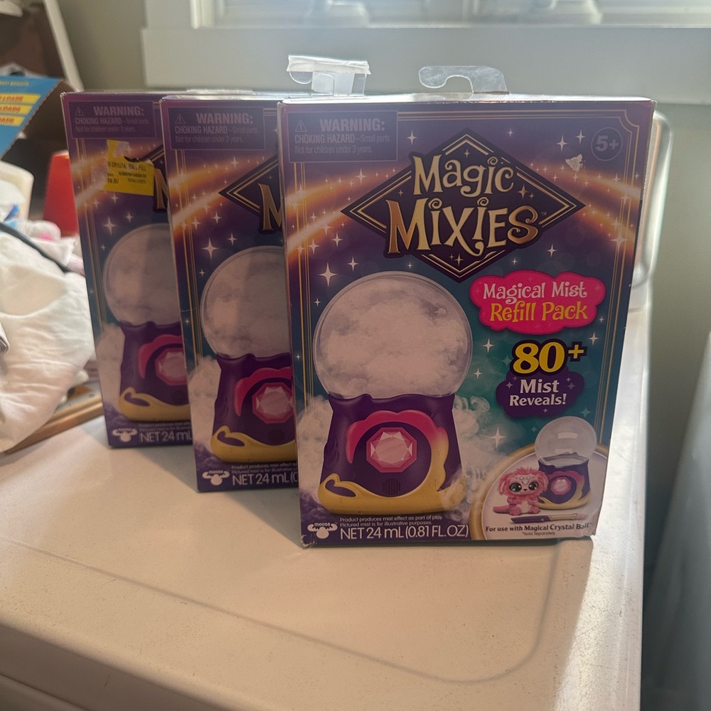 3 pack - Magic Mixies Magical Mist Refill Pack - Purple